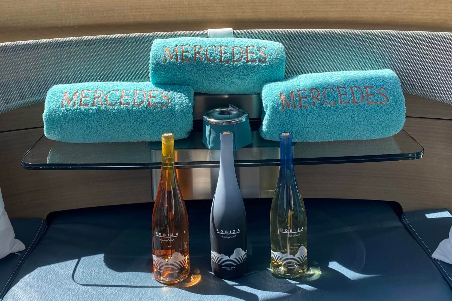 Luxuria is thrilled to announce Robiza wine partnering with Silver Arrow Marine by Mercedes Benz Style