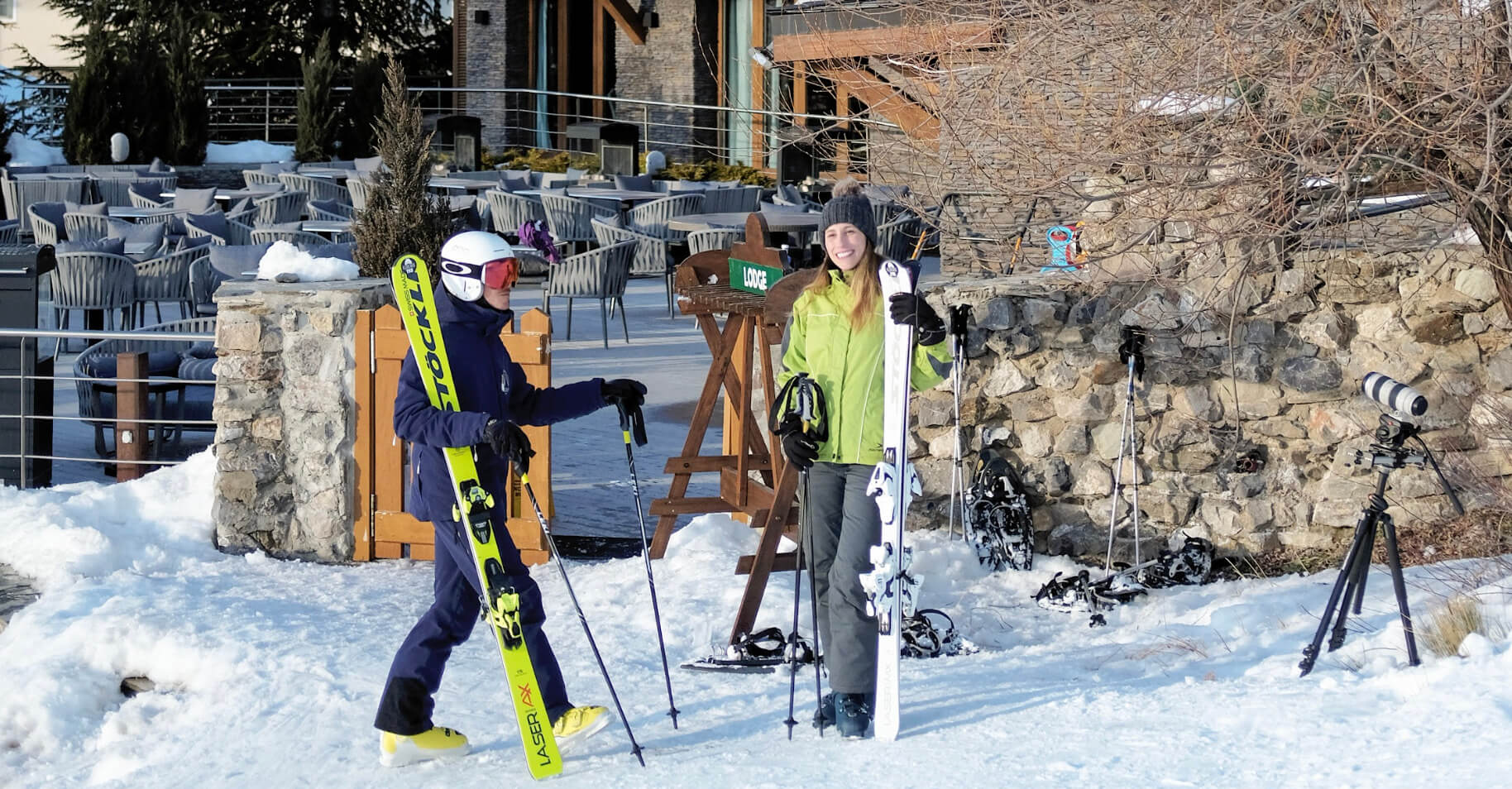 The ski season begins at the stunning Sierra Nevada